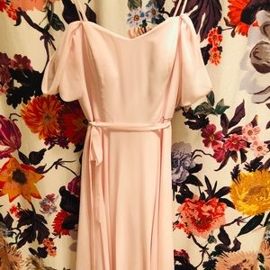Blush Floor Length Dress | Worn Once!